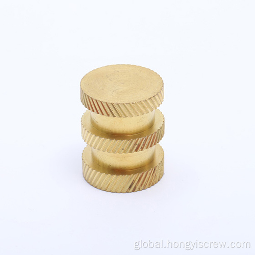 Round Slotted Ring Nut Brass OEM Brass Nut Round Slotted Ring Knurl Nut Supplier
